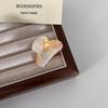 Mini Pinza para el Cabello de Acetato Media Redonda Estilo Francés Pasador Pinza para el Cabello de Princesa Pinza para Flequillo Accesorio para el Cabello Versátil