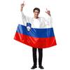 Nueva ropa con estampado digital de bandera nacional para carnaval callejero transfronterizo de comercio exterior, ropa de ambiente, ropa para espectáculos escénicos