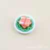 Platos Decorativos de Resina DIY Pegamento de Crema Miniatura Comida de Simulación Olla Caliente Mini Juguete de Comida Funda de Teléfono Imán para Refrigerador DIY