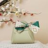 Estilo Ins Estilo Europeu Fita Bolsa de Couro Embalagem Caixa de Presente Couro Novo Criativo Saco de Doces de Casamento