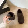 Zapatos Birkenstock Retro de Suela Gruesa y Felpa Fina para Mujer 2026 Otoño/Invierno Nuevos Redondos sin Cordones Suela Suave Versátiles Zapatos de Abuela para Mujer