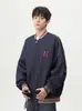 Chaqueta de Béisbol Acolchada y Engrosada de Invierno 2026 Estilo Étnico para Pareja con Diseño Holgado y Patchwork Jacquard