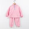 Ropa infantil coreana 2021 otoño nuevo traje infantil polar manga larga pantalones dos piezas hermano y hermana ropa deportiva