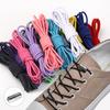 [27] Cordones perezosos, hebilla cápsula sin atar, sujetador de cordón elástico redondo de metal de moda y personalizado de colores, no requiere atar.