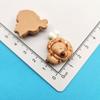 Brillante Dibujo Animado Pierna de Pollo Pan de Hamburguesa Capibara Resina Accesorios DIY Pegamento Crema Funda para Teléfono Móvil Parche de Joyería