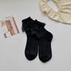 Calcetines de Encaje Grandes Estilo Japonés para Mujer Algodón Estilo Academia de Chicas de Corea del Sur Dulces Combinan con Todo Calzado de Cuero con Encaje para Adultos Calcetines de Princesa