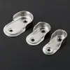 Barra de Cabide Espessa para Guarda-Roupa Suporte de Roupas para Guarda-Roupa Suporte Fixo Flange de Abertura Assento Tubo de Roupas para Guarda-Roupa Acessórios de Hardware para Decoração Doméstica