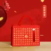 Bolsa de Lona Estilo Chinês em Estoque com Estampa Completa para Festivais, Bolsa de Presente, Bolsa Tote de Lona Impermeável com Logo, Grande Capacidade