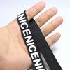 Impresión de logo2.5cm de ancho impresión letras en inglés NICE cinturón de hilo accesorios para el cabello caja de regalo empaque cinta