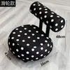 Silla Giratoria con Ruedas para Uso Doméstico, Taburete para Cambiarse los Zapatos, Taburete de Entrada, Silla Móvil, Taburete de Sala de Estar, Taburete Bajo Deslizante