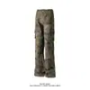 Jeans estilo montaña retro americano de alta calle, nuevos pantalones de camuflaje de trabajo de otoño, pantalones casuales holgados de alta gama