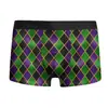 Nova Máscara de Carnaval Impressa em 3D Europeia e Americana Transfronteiriça Roupa Íntima Masculina Boxer de Seda de Leite Respirável Calções de Natação