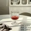Copa de Vino Atmosférica, Copa Exquisita de Gama Alta, Copa de Diamante Repujado Retro, Copa de Cristal, Vaso para Jugo