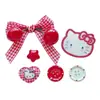 Acessórios para Laço de Acrílico DIY Patches Semi-Acabados Grampo de Cabelo Feito à Mão Peças Pequenas Materiais e Acessórios Fofos para Presilha de Cabelo
