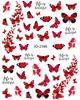 Adesivos de Arte de Unha Borboleta Primavera 2024 Novos Atacado Adesivos de Unha Borboleta Pequena Colorida Decoração Meia Borboleta