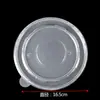 Uau! Tampas Plásticas Descartáveis Personalizadas para Tigelas de Papel, Tampas Redondas com Bandeja Interna, Tampas de PP para Sopas, Tampas para Caixas de Comida para Viagem, Podem Ser Impressas com Logo