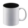 Caneca 11oz Luz Negra Xícara de Café Presente Copo Reto Logotipo Impresso Esmalte Colorido Xícara de Cerâmica