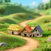 Paisaje en miniatura, casa de campo retro creativa con techo de paja, accesorios de decoración DIY de botella ecológica, adornos de escritorio en miniatura