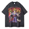 Camisetas Vegeta Lavado Vintage Anime Dragon Ball Camiseta Ove