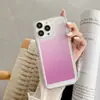 Nueva Carcasa Espacial Degradada Adecuada para Apple 13 Pro Max Carcasa Acrílica 13 Pro Teclas Galvanizadas Color Sólido Simple