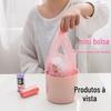 Mini Sacos de Lixo de Mesa para Uso Doméstico, Estilo Rasgável, Sacos de Lixo para Carro, Sacos de Lixo Plásticos Descartáveis Coloridos Espessos