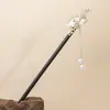 Pasador de Pelo Antiguo Hebilla de Paz Borla Pasador de Pasos Oscilantes Nuevo Estilo Chino Accesorios Hanfu Pasador Diario para Sujetar el Cabello Cheongsam para Mujeres