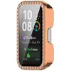Fábrica Adecuado para Funda Huawei Bracelet 89 con Película Templada Incrustada de Diamantes Funda Integrada Huawei Bracelet 10 Funda Protectora de Diamantes de una Sola Fila