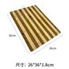 Tabla de Cortar de Bambú Zebra para Comercio Transfronterizo para Uso en el Hogar, Tabla Gruesa de Bambú para Cocina para Cortar Verduras y Amasar Masa