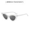Gafas de sol triangulares retro europeas y americanas 2024, populares en línea para mujeres, gafas de fotografía callejera, gafas de sol personalizadas de moda para hombres.