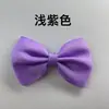 Ponto 6*4 Gravata Borboleta Costurada Colorida Pura Gravata Borboleta Colorida para Cintura Nó Simples Acessórios DIY Acessórios de Roupa