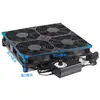 Base de Ventilador de Refrigeración para Router Flujo de Aire Gabinete Amplificador de Potencia Laptop de 14/15.6 pulgadas