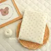 Patrón de Rayas Caladas Algodón Puro Estilo Coreano Fresco Tela Grado A para Cortinas de Madre y Bebé, Camisas y Vestidos