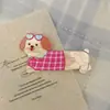 Presilha de Cabelo de Filhote Fofo Doce Nova Menina a Laser Lateral Desenho Animado Fofo Gatinho Presilha de Franja Presilha Bico de Pato