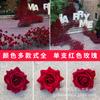 Flor Artificial rosa roja rosa cascada rosa glaciar rosa pared de fondo celebridad de Internet pared de flores de rosas arreglo floral