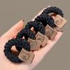 Banda de goma elástica de alta calidad, hecha a mano, con cuerda torcida, anillo para el cabello para niñas, chaqueta de cuero japonesa y coreana, tocado con cola alta