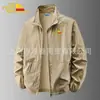 Chaqueta de protección solar para hombre de verano, cortavientos casual para exteriores, cuello alto juvenil, corte holgado, chaqueta de piel talla grande, directo del fabricante