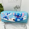 Estuche para Lápices Kuromi Estilo Japonés de Alta Calidad Stitch Dibujos Animados Caja de Papelería de Doble Capa Estuche para Lápices de Niños Papelería para Lápices Estuche para Lápices