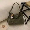 Bolsa de Axila Retro de Grande Capacidade para Mulheres 2025 Nova Tendência Moda Estilo Coreano Bolsa Tote Casual Grande Capacidade Bolsa para o Dia a Dia