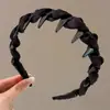 Nueva diadema de alta gama 2026, peine para el cabello estilo Maillard para peinar y arreglar los cabellos sueltos, accesorio para el cabello de uso diario estilo coreano para usar al aire libre