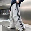 Pantalones de Chándal de Otoño para Niños 2025 Nuevo Estilo para Niños Mayores, Pantalones Rectos Holgados para Niños de Primavera y Otoño, Elegantes