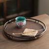 Flor de peonía esmalte flor a la parrilla maestro taza de té perfecta cerámica pintada retro taza de seis colores marea nacional regalo mano a mano taza individual para té
