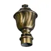 Tapones para Extremos de Barra de Cortina, Topes para Cortinas Romanas, Tapones Decorativos, Accesorios para Cortinas de Barra Romana, Tapones de Extremo con Cabeza de Trofeo
