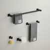 Conjunto de Porta-Toalhas Rack de Armazenamento para Banheiro em Aço Inoxidável Porta-Toalha de Papel Nova Barra de Toalha Acessórios de Ferragens para Banheiro