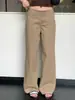 Jeans minimalistas de estilo coreano WGWE para mujer, nuevo modelo otoño 2026, corte holgado, adelgazantes, pierna recta, pierna ancha, pantalones casuales