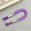 Pulseira Colorida de Dopamina Corda Chaveiro de Câmera Cordão Anti-Perda para Celular Bolsa para Garrafa de Água Tira Curta de Celular Trançada