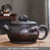 Bule Fengming Original Que Muda de Cor Quando Aquecido, Bule de Argila Roxa Feito à Mão com Motivos de Dragão e Fênix, Bule de Chá Grande, Bule Xishi