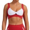 Sujetador de Yoga Ajustado con Bloques de Color Transfronterizos, Sensación Nude y Hermoso Diseño en la Espalda, Sujetador Deportivo para Pilates, Correr, Fitness al Aire Libre, Ropa Interior para Mujer