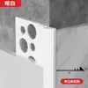 Tira de Esquina de Aleación de Aluminio para Azulejo y Pintura de Látex para Esquinas de Pared, Tira de Borde Invisible de Metal para Prevenir Grietas, Tira de Esquina