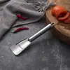 Pá para Remoção de Gelo de Aço Inoxidável Pá para Remoção de Gelo de Geladeira Descongelador Congelador Pá de Limpeza Gancho Limpeza Multifuncional Pá Pequena