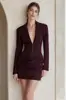 Amazon AliExpress Blazer Novo Fashionável Sexy de Manga Longa com Gola de Terno